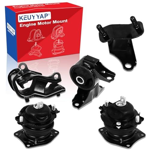 5Pcs Engine Motor Mount Compatible with Honda Odyssey V6 3.5L 2005 2006 Transmission Mount Set, Replace A4555 A4559 A65026EL A4583EL A6582
