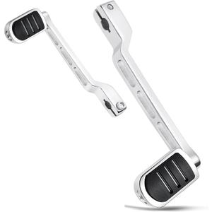 Benlari Heel Toe Shifter Pegs, 304 Stainless Steel Shifter Lever Pegs Fit for Harley Touring Street Glide Road Glide Road King Electra Glide 1988-2024, FL Softail 1986-2017, Trike 2008-2024, Chrome