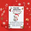 2 x Christmas Pocket Hugs with Cards, 10 Pcs Resin Emotional Support Gift Set for Coworker Staff Friends Holiday Appreciation