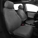 Seat Covers for Honda CRV 2017 2018 2019 2020 2021 2022 EX, EXL, LX, Sport, Touring, Special Edition, Hybrid & Gas, 1:1 Custom Faux Leather Seat Covers Full Set - Grey