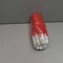 12Pack Plastic Pom Poms Cheerleading Pom Poms Sports Dance Cheer Plastic Pom Pom for Rooters,Cheering Squard,Cheering Team (Red)