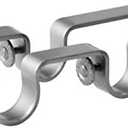 Rod Desyne 1917-15 1 Inch Satin Nickel Double Bracket Pair, 2 Piece