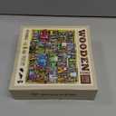 WOODEN.CITY Wooden Puzzle - Bookshelves | 1000 Pieces with 100 Unique Book-Themed Shapes | European Craftsmanship | 20.4 x 14.8 in | Perfect for Adults, Puzzle Enthusiasts, and Book Lovers