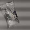 Toilet Handle Replacement Kit Replacement Part 1213839 Compatible with Kohler Toilets - Front Mount Trip Lever Left Side - Chrome