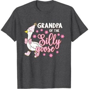 Grandpa Of The Silly Goose First Birthday Family Matching T-Shirt 3XL
