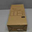 6 Pack Large Clear Plastic Drawer Organizer Trays, Acrylic Kitchen Drawer Organization and Storage Dividers, Non-Slip Storage Bins for Makeup, Kitchen Utensils, Bathroom, Jewelries and Office Desk