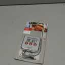 Taylor Programmable Instant Read Wired Probe Digital Meat Food Grill BBQ Cooking Kitchen Thermometer with Alarm, White