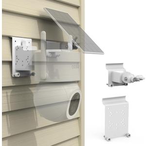 HOLACA Vinyl Siding Hooks Mount for AOSU SolarCam D1 SE/Lite/Max, Eufy Solocam S340/E30,Reolink Argus PT 3MP/4MP/5MP/2K,ANSQUE Security Cameras (GU01/SA01),Cinnado B6 Security Camera and Solar Panels