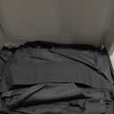 FreshCulture Twin Flat Sheets Only, Pack of 6, Soft Microfiber Bedding Sheets for Home, Salons, Hotels, Bulk Flat Sheets Only Twin Size (Black)