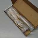 Gold Silverware Set, Briout 40 Piece Stainless Steel Flatware Cutlery Set Service for 8 Luxury Square Tableware Thick Knife Fork Spoon for Home Kitchen Restaurant Wedding, Mirror Polished