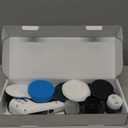 Leebein Electric Spin Scrubber, Cordless Cleaning Brush with 8 Replaceable Brush Heads, Tub and Floor Tile 360 Power Scrubber Dual Speed with Adjustable & Detachable Handle for Bathroom Kitchen Car (White)