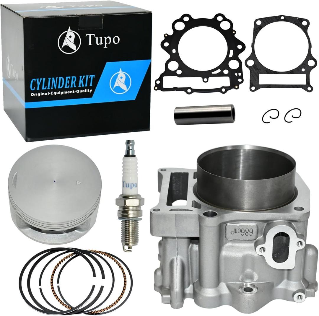 Tupo YFM660-102 Cylinder Kit 686cc Big Bore Compatible with Yamaha Rhino 660 Grizzly 660 YXR 660 YFM 660 2001-2008