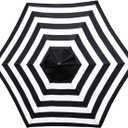 Sunnyglade 7.5ft Patio Umbrella Replacement Canopy Market Umbrella Top Outdoor Umbrella Canopy with 6 Ribs
