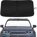 Windshield Sun Shade Compatible with 2020-2024 2025 2026 Toyota Highlander Accessories Sunshade Front Window Shade Custom for Highlander L LE XLE Limited Platinum Windshield Sun Visor