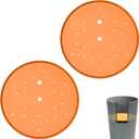 2 x 2-Pack Round Planter Insert - Plant Pot Insert with Drainage Holes, Use Less Potting Soil, Planter Accessories for Indoor & Outdoor Use (18 inch)
