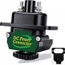 DC Trolling Motor Plug 027-0004-KIT Power Connector, 12V-48V Tolling Motor Kit L-Shaped & Linear Straight Mount Replacement for Battery Tender with 80A/90A Capacity