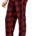 DG Hill 1Pack or 3Pack Mens PJ Pajama Pants Bottoms Fleece Lounge Pants Sleepwear Plaid PJs with Pockets Microfleece XL
