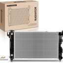 A-Premium Engine Coolant Radiator Assembly with Transmission Oil Cooler Compatible with Dodge Grand Caravan & Chrysler Town & Country, Grand Voyager & Plymouth Voyager