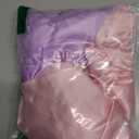 SiinvdaBZX 2 Pcs Satin Mini Crib Sheets 38 x 24In, Silky Soft Mini Portable Crib Sheets Mattress Cover Portable Playard Sheets with 5In Deep Pocket, Great for Baby Hair (Pink & Lavender)