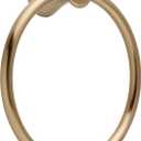 Delta Lahara (1-Pack) Hand Towel Holder Champagne Bronze Towel Racks for Bathroom Wall Round Towel Ring Holder for Bath Towel Hanger for Kitchen, Bathroom Accessories 73846-CZ