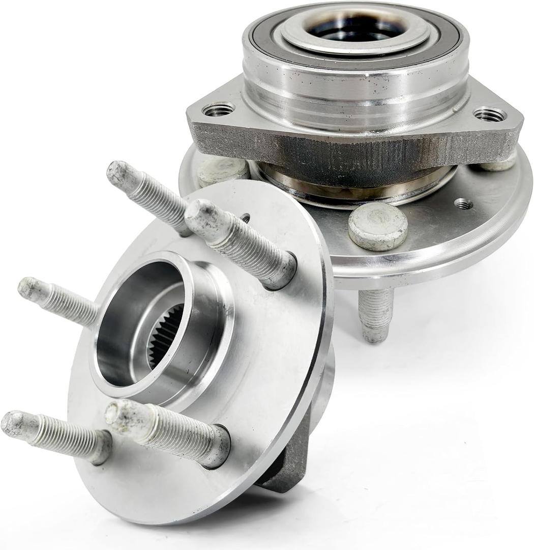 Pair 513282 Front/Rear Wheel Bearing Hub Assembly Compatible with Cadillac CTS 2008-2014 2018 2019, for Cadillac XTS 2018-2019, for Chevy Camaro 2010-2015 Impala 2018-2019, 5 Lug w/Encoder ABS