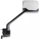 Replacement Driver Left Side Hood Mirror Chrome Back Cover with Heated for Kenworth T680 New Gen 2022-2026