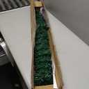 Prsildan 4 FT Artificial Christmas Tree, Pre-Lit Optical Fiber Xmas Trees with Multicolor LED Lights, Snowflakes & Top Star, Lighted Christmas Tree Holiday Home Decor