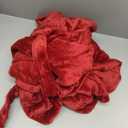 ENJOYNIGHT Mens Plush Fleece Robe Cozy Warm Bathrobe with Pockets (Medium, Red)