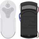 Ceiling Fan Remote Control Kit for Harbor Breeze KUJCE10311 KUJCE10712 TR214B 2AQZU-18018, Universal Remote for 3 Speeds Light Dimmer, Compatible with Harbor Breeze Hampton Bay Hunter and Other Brands