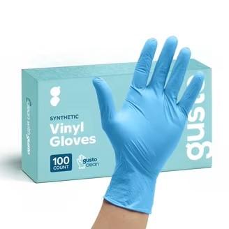 Vinyl Gloves  M 2 Pack