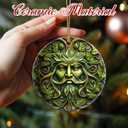 2 x Christmas Ornaments, 2.8 Inch Ceramic Hanging Ornament, Christmas Tree Decorations, Holiday Decorations, Holiday Ornaments, Holiday Party Gifts, and Xmas Gift Ideas