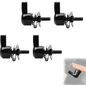 WOWTK Saddlebag Mount Kit, Set of Hard saddlebag Lever Lock mounting for Harley 1993-later All Touring Models FLT FLHT FLHTCU FLHRC Road King Street Glide Electra Glide,Black