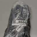 WAX JEAN Women's Mom Jean with Blown Out Knee (7, Black)