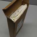 Blissful Diary Muslin Nursing Cover for Breastfeeding, Breathable Breastfeeding Cover up with Arch Neckline for Women, Nursing Apron (Botanical Leaf)