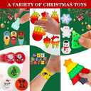 TOAPER 200Pcs Premium Christmas Party Favors Set, Bulk Goodie Bag Stuffers, Classroom Prizes, Christmas Favors Gifts for Boys, Girls