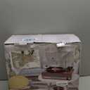 Vinyl Record Player with Built-in Speakers, 3 Speed Turntable with Latest Bluetooth 5.3, AUX Input, Headphone Jack, RCA Output and Auto Stop, Mirror Vintage Wooden Black