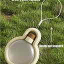 17OZ Portable Foldable Pet Dog Walking Water Bottle, Pet Travel Water Dispenser for Outdoor Walking, Hiking, and Travel Gravity Water Kitten Drinker(White)