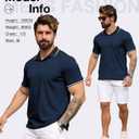ZITY 3 Pack Men Polo Shirts Short Sleeve with Pocket Sport Wicking Shirts for Men Casual Athletic Collared T-Shirts (XL)