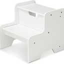 Melissa & Doug Kids Wooden Step Stool, Sturdy Two-Step Stool for Toddlers
Helps Kids Reach Sinks & Counters, Holds Up To 100 Pounds, Easy To Assemble & Clean, Practical Gift For Kids Ages 3+