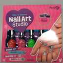 Nail Art Studio for Girls - Birthday Gift - Nail Polish Kit for Kids Ages 7-12 Years Old - Girl Gifts Ideas - Gift Set - Girly Stuff - Polish, Pens, Glitter, Stickers, Gems, Filer - 8 9 10 11 12 Year