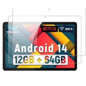 2-Pack Screen Protector for Jeazans 10.1 inch Tablet, Tempered Glass Tablet Screen Protector, 9 Hardness HD Clear Anti-Scratch Bubble-Free Protective Film