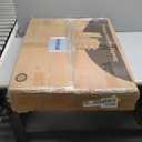 VIVOHOME Folding Sewing Craft Table, Rolling Sewing Machine Desk with Storage Shelves, Sewing Cabinet with Lift for Small Spaces, White