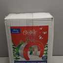 10.5 FT Christmas Inflatables Ornament Tunnel Arch Outdoor Decorations, Blow Up Walk-Through Archway Yard Decor for Garden Lawn Xmas Display