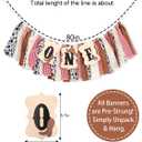 Cowboy High Chair Banner - Western 1st Birthday, Farm Baby Decorations, My First Rodeo Highchair Fabric Garland, Cowboy One Highchair
