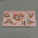 30PCS Valentines Cards Classroom Kids Sloth Valentines Day Cards with Keychains Valentine Gift Set Exchange Boys Girls Goody Bag Favors