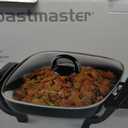 Toastmaster 12" Nonstick Electric Skillet - Deep Skillet Appliance with Glass Lid - Multipurpose Kitchen Cookware for Breakfast & More