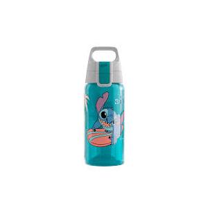 Water Bottle with Straw - 12 Ounce - Kids Stainless Steel Vacuum Insulated Water Bottle with Lid, Stitch