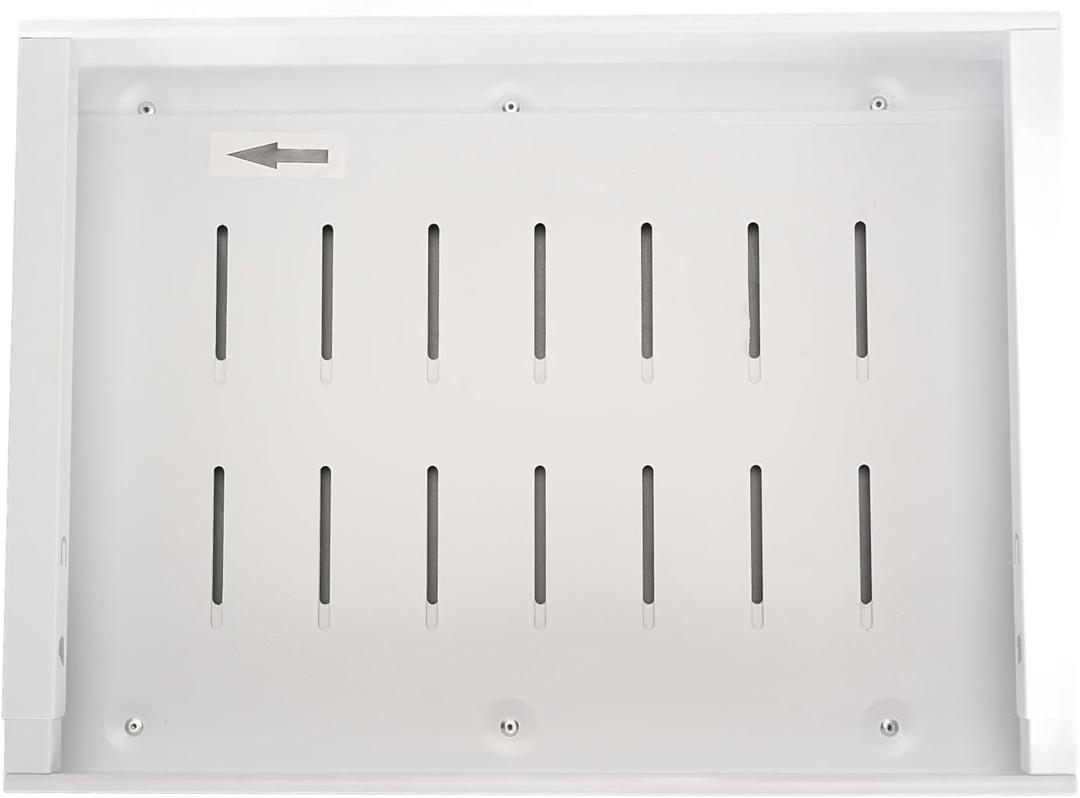 GOTOTOP Cabinet Organizer Pull Out Cabinet Organizer Expandable Slide Out Drawer with Adhesive Film for Kitchen Bathroom Pantry Under Sink Storage (White)