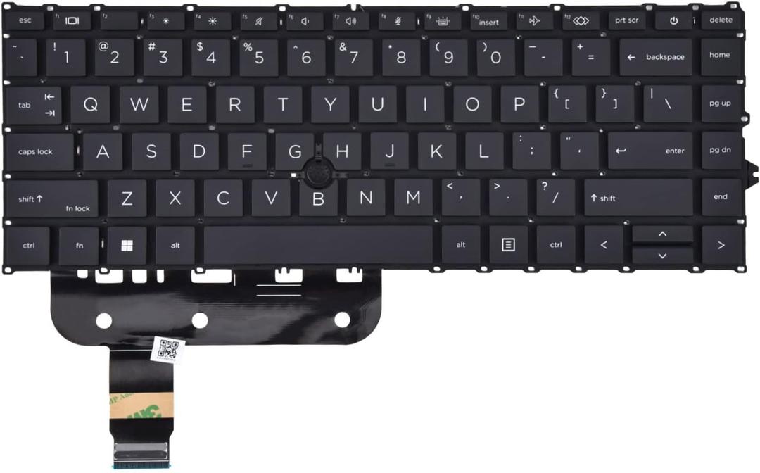 Replacement Keyboard for HP EliteBook 840 G7 840 G8 & EliteBook 845 G7 845 G8, EliteBook 745 G7 745 G8, ZBook Firefly 14 G7 G8 Series Laptop with Backlit US Layout