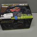 1/14 Brushless RC Cars, Monster Truck, RC Truck, 50+ MPH, 4WD, Waterproof, Red, Ages 8+
